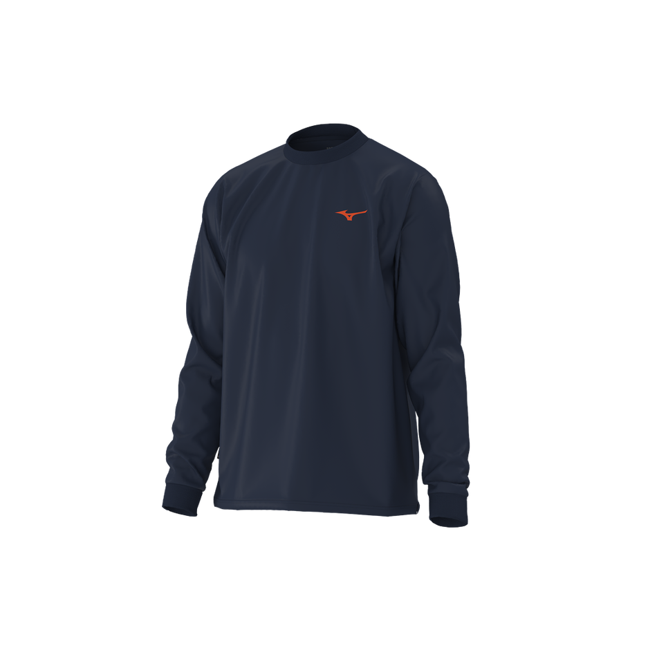 Mizuno Athleticwear new wave long sleeve Dress blues